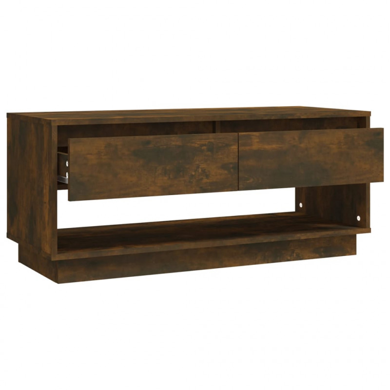 Szafka pod TV, przydymiony dąb, 102x41x44 cm