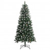 Sztuczna choinka ze stojakiem, zielona, 120 cm, PVC