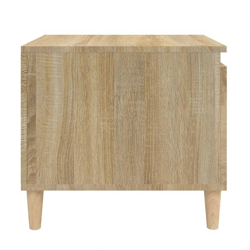 Stolik kawowy, dąb sonoma 100x50x45 cm, materiał drewnopochodny