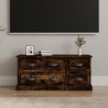 Szafka pod TV, przydymiony dąb, 100x35,5x45 cm