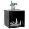 Szafki pod TV, 4 szt., czarne, 37x35x37 cm