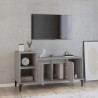 Szafka pod telewizor, szary dąb sonoma, 100x35x55 cm