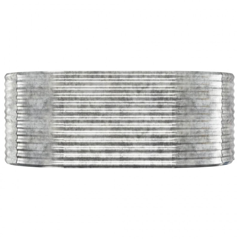 Podwyższona donica, malowana proszkowo stal, 175x100x68 cm