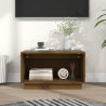 Szafka pod TV, miodowy brąz, 60x35x35 cm, lite drewno sosnowe
