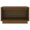 Szafka pod TV, miodowy brąz, 60x35x35 cm, lite drewno sosnowe