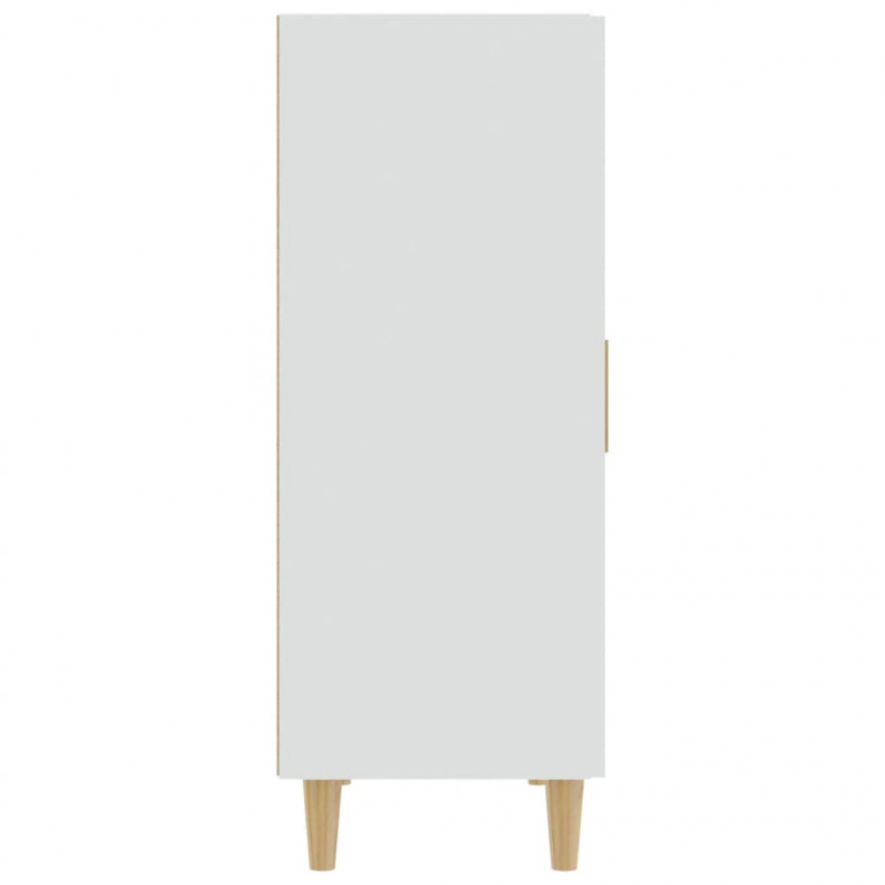 Szafka, biała, 70x34x90 cm, materiał drewnopochodny