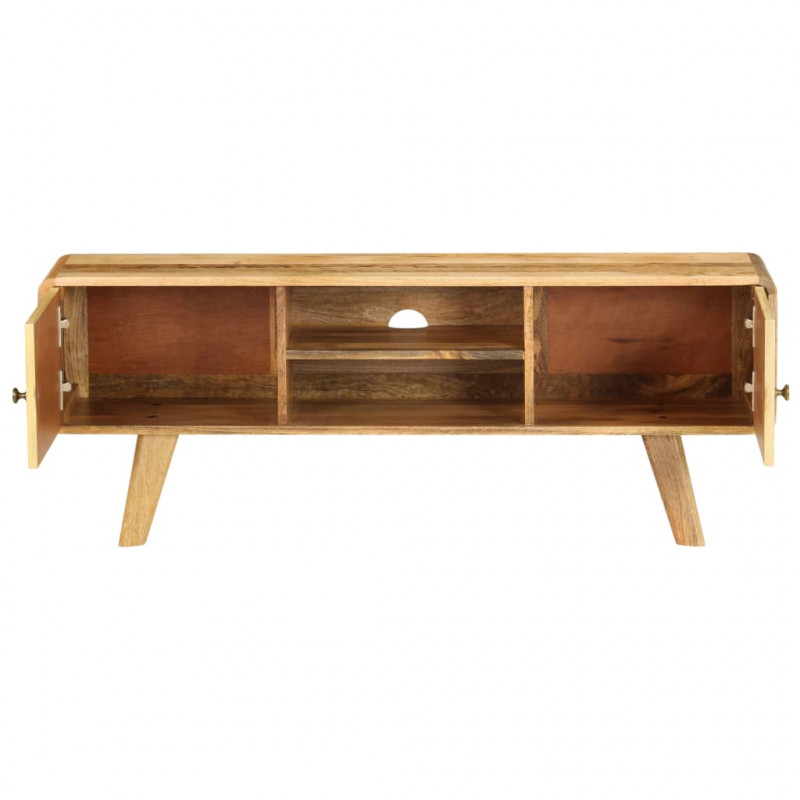 Szafka pod telewizor, lite drewno mango, 120 x 30 x 45 cm