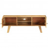 Szafka pod telewizor, lite drewno mango, 120 x 30 x 45 cm
