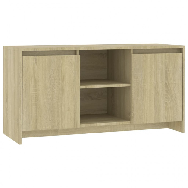 Szafka pod TV, dąb sonoma, 102x37,5x52,5 cm