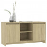 Szafka pod TV, dąb sonoma, 102x37,5x52,5 cm