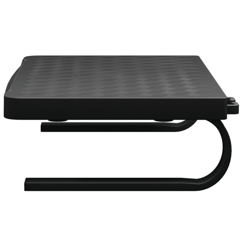 Podstawka pod monitor, czarna, 37x28x11,5 cm