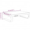 Podstawka pod monitor, czarna, 37x28x11,5 cm