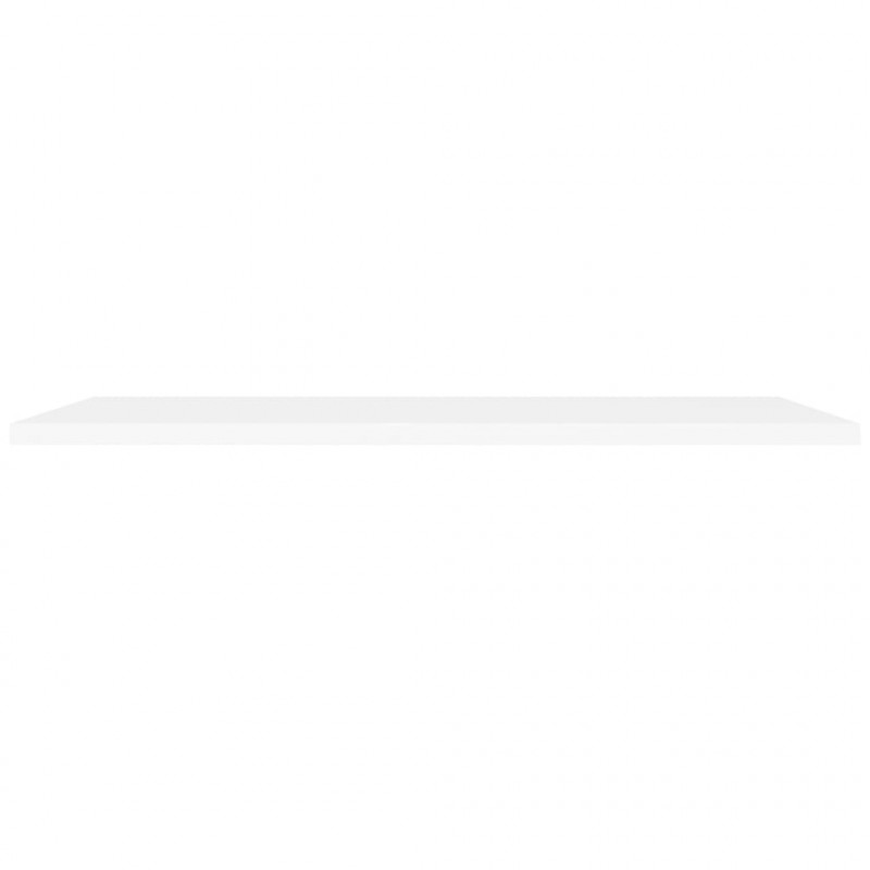 Półki ścienne 4 szt., białe, 120x23,5x3,8 cm, MDF