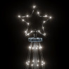 Choinka z kołkiem gruntowym, 732 zimne białe LED, 500 cm
