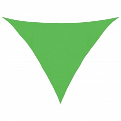 Żagiel przeciwsłoneczny, 160 g/m², jasnozielony, 4x4x5,8 m, HDPE