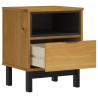 Szafka nocna FLAM, 40x35x50 cm, lite drewno sosnowe