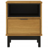 Szafka nocna FLAM, 40x35x50 cm, lite drewno sosnowe
