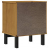Szafka nocna FLAM, 40x35x50 cm, lite drewno sosnowe