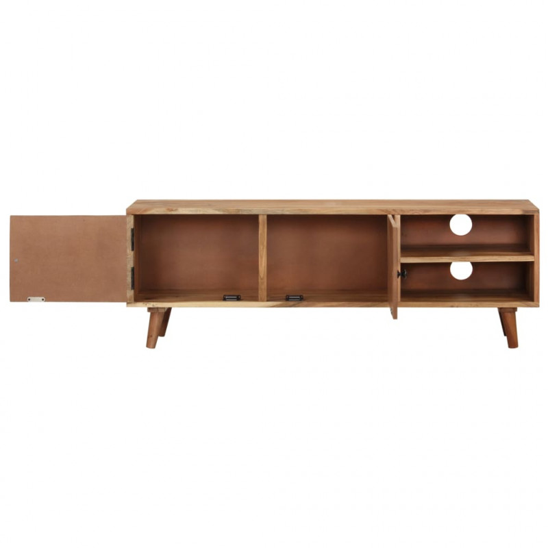 Szafka pod TV, 115x30x39 cm, lite drewno akacjowe