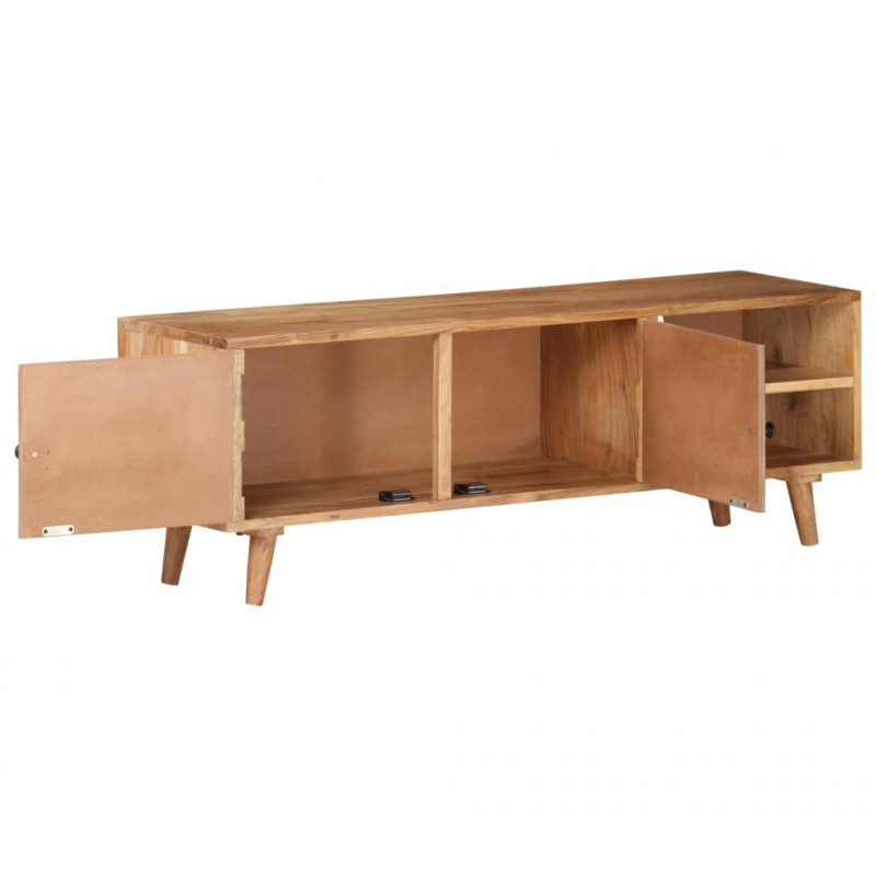 Szafka pod TV, 115x30x39 cm, lite drewno akacjowe