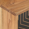 Szafka pod TV, 115x30x39 cm, lite drewno akacjowe
