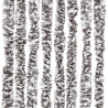 Zasłona przeciwko owadom, brąz i beż, 100x220 cm, szenil