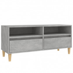 Szafka pod TV, szarość betonu, 100x34,5x44,5 cm
