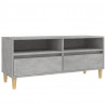 Szafka pod TV, szarość betonu, 100x34,5x44,5 cm
