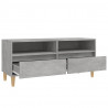 Szafka pod TV, szarość betonu, 100x34,5x44,5 cm