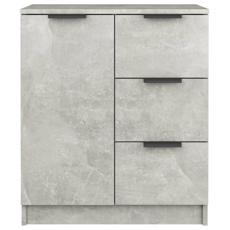 Szafka, szarość betonu, 60x30x70 cm, materiał drewnopochodny