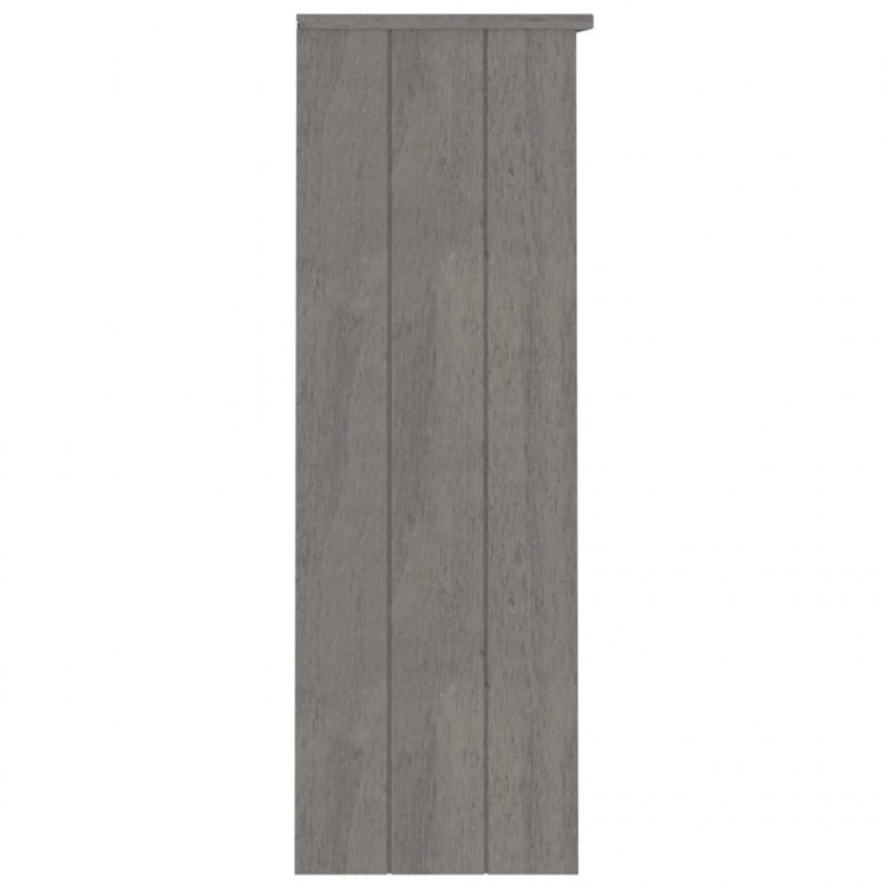 Nadstawka HAMAR, jasnoszara, 85x35x100 cm, lite drewno sosnowe