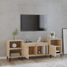 Szafka pod telewizor, dąb sonoma, 160x35x55 cm