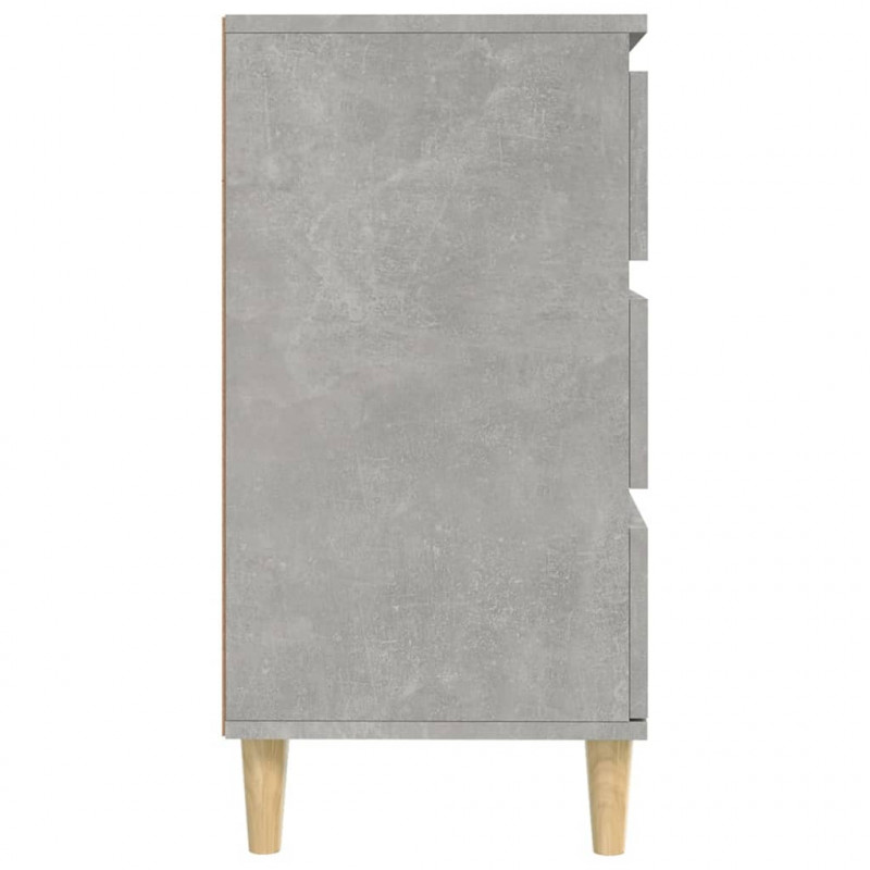 Komoda, szarość betonu, 60x35x70 cm, materiał drewnopochodny
