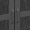 Szafka w stylu industrialnym, antracyt, 70x40x115 cm, metalowa
