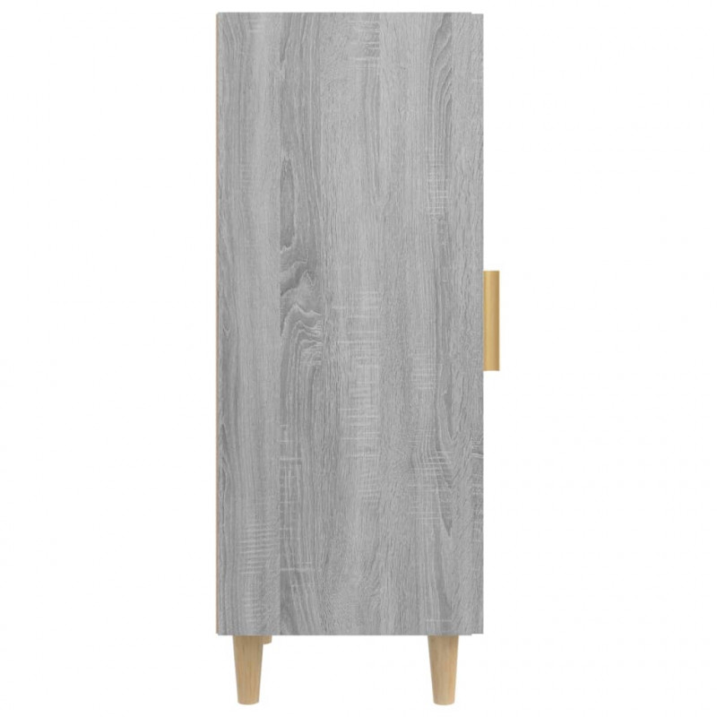 Szafka, szary dąb sonoma, 34,5x34x90 cm materiał drewnopochodny