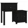 Szafka nocna, 79,5x38x65,5 cm, lite drewno sosnowe