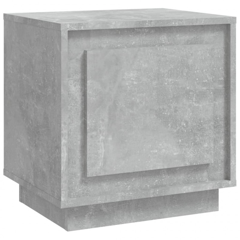 Szafka nocna, szarość betonu, 44x35x45 cm