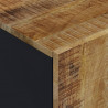 Szafka RTV, 80x33x46 cm, mango i materiał drewnopochodny