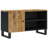 Szafka RTV, 80x33x46 cm, mango i materiał drewnopochodny