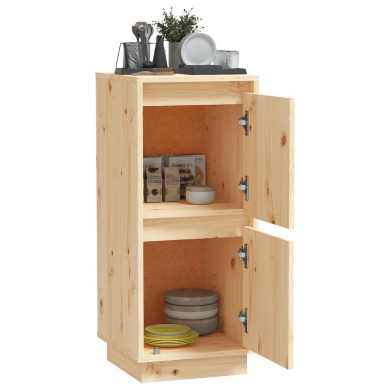 Szafka, 31,5 x 34 x 75 cm, lite drewno sosnowe