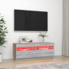 Szafka pod TV z oświetleniem LED szary dąb sonoma, 100x35x40 cm