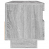 Szafka pod TV z oświetleniem LED szary dąb sonoma, 100x35x40 cm