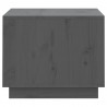 Stolik kawowy, szary, 120x50x40,5 cm, lite drewno sosnowe