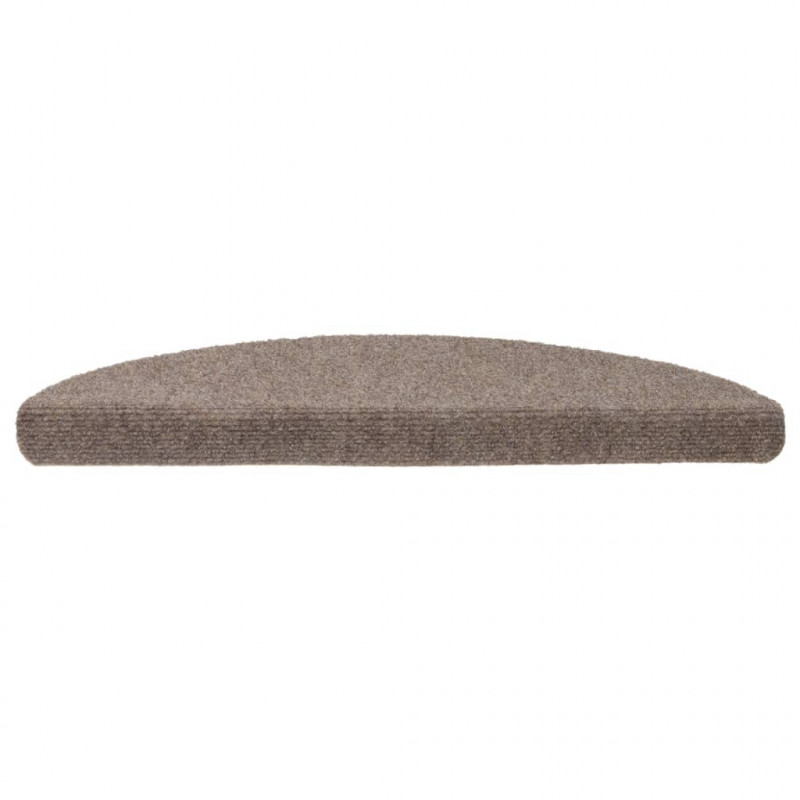 Samoprzylepne nakładki na schody, 10 szt., kremowe, 56x17x3 cm