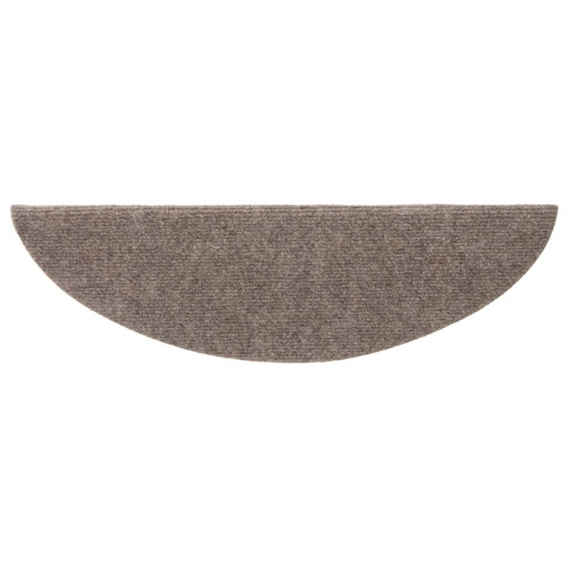 Samoprzylepne nakładki na schody, 10 szt., kremowe, 56x17x3 cm