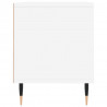 Szafka pod TV, biała, 100x34,5x44,5 cm, materiał drewnopochodny