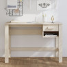 Biurko HAMAR, miodowy brąz, 110x40x75 cm, lite drewno sosnowe