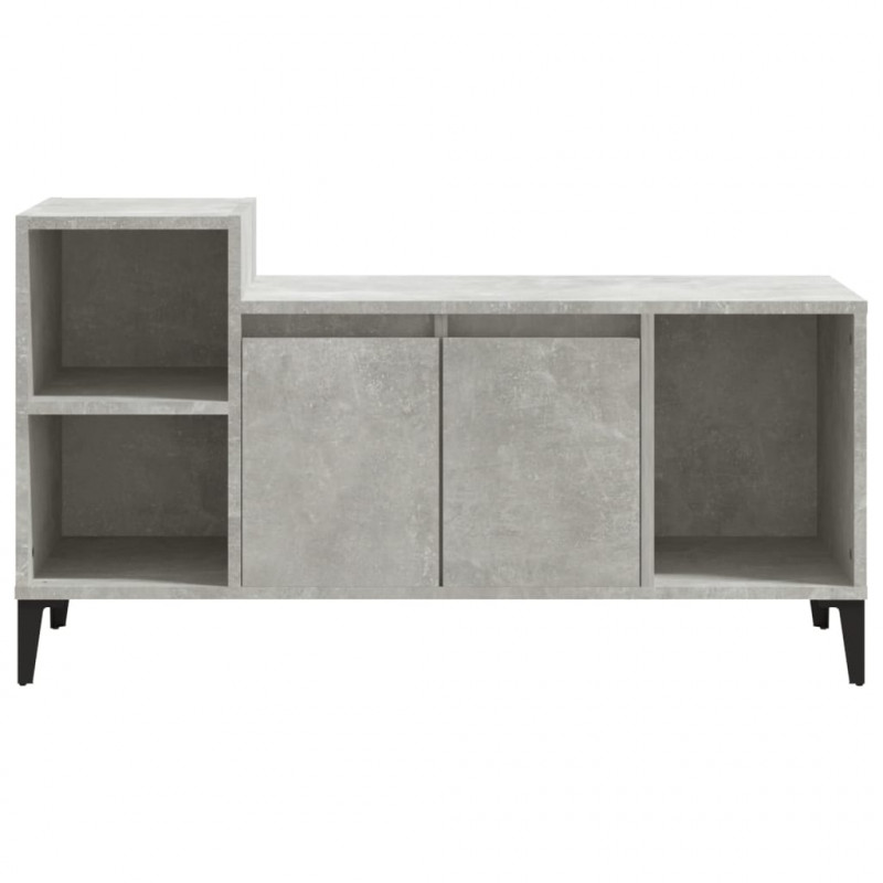 Szafka pod TV, szarość betonu, 100x35x55 cm
