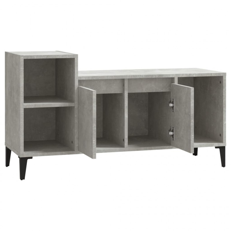Szafka pod TV, szarość betonu, 100x35x55 cm