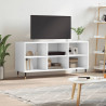 Szafka pod TV, biała, 103,5x30x50 cm, materiał drewnopochodny